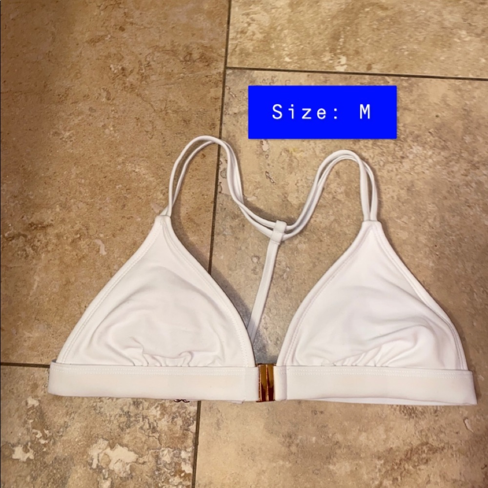 White swimsuit